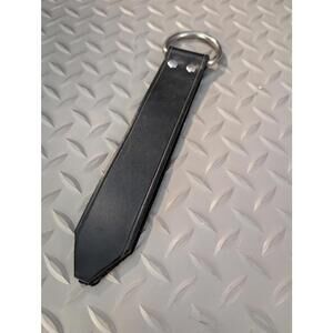 Black Leather Mini Slapper with D-Ring (8 inch)NEW